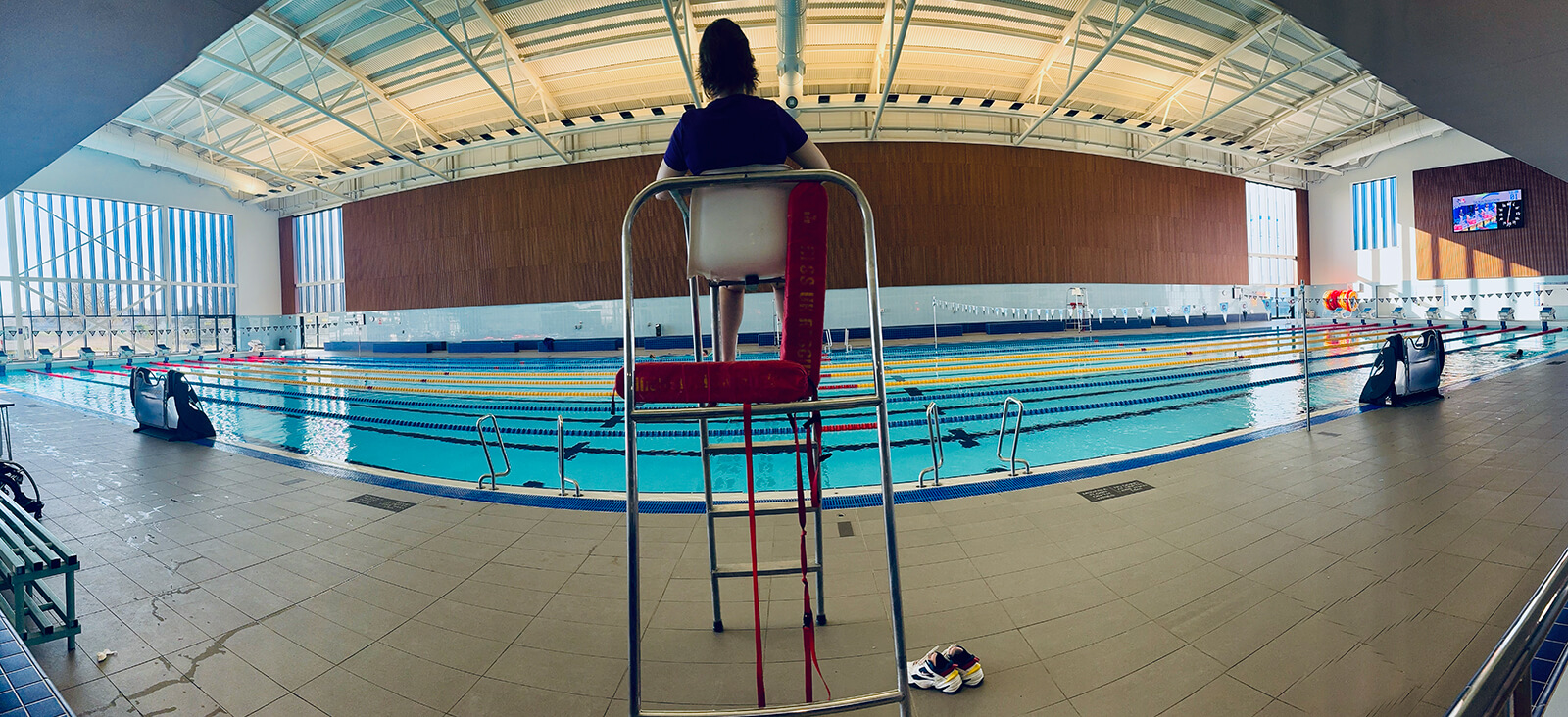 The Alan Higgs Centre pool photo